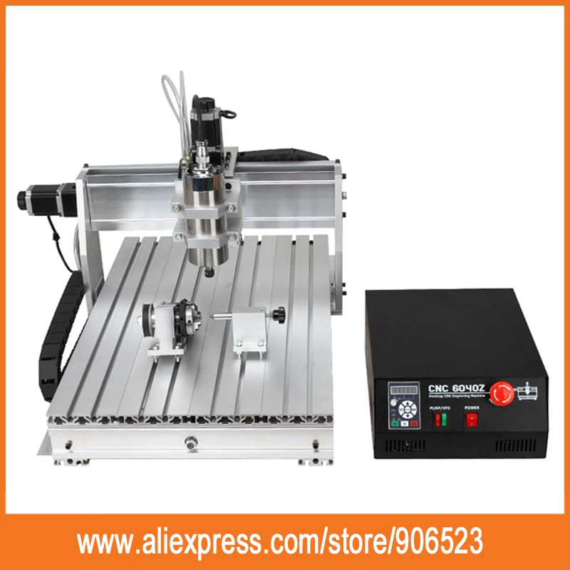 

CNC 6040 4-axis 1500W CNC Router Engraver With Double-Spindle For Wood Metal Aluminum Cutting Milling Drilling Engraving Machine