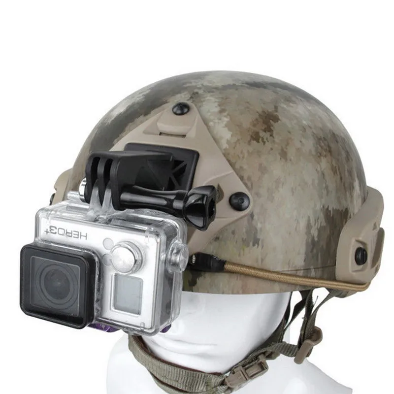 GloryStar Тактический шлем Крепление для Gopro xiaoyi 4k экскаватор крепление на руку шлем NVG база Кронштейн черный загар для SJCAM