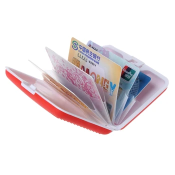 

Sell at a loss! Men Women Business Silicone ID Credit Card Wallet Holder Purse Pocket Case Travel Mini Card Holders Fashion