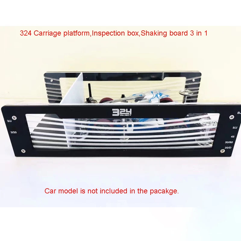 

Aluminum Alloy Tamiya Mini 4WD Car Tool 324 Carriage Platform 3/5 Track Multi-angle Adjust Brake Shunting Station Inspection Box