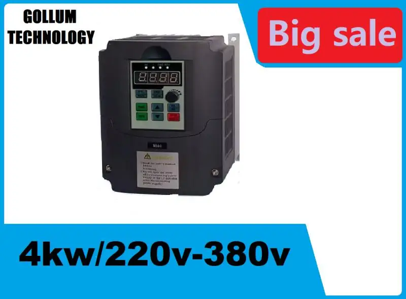 4kw 220v 1 phase input &amp 380V 3 output frequency inverter/variable speed drive/frequency converter | Обустройство дома