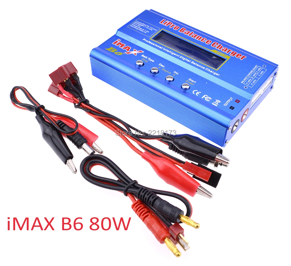 

New iMAX B6 Li-on Lipo NiMh Li-ion Ni-Cd RC Battery Balance Digital Charger Discharger 80w with LCD Screen High Quality