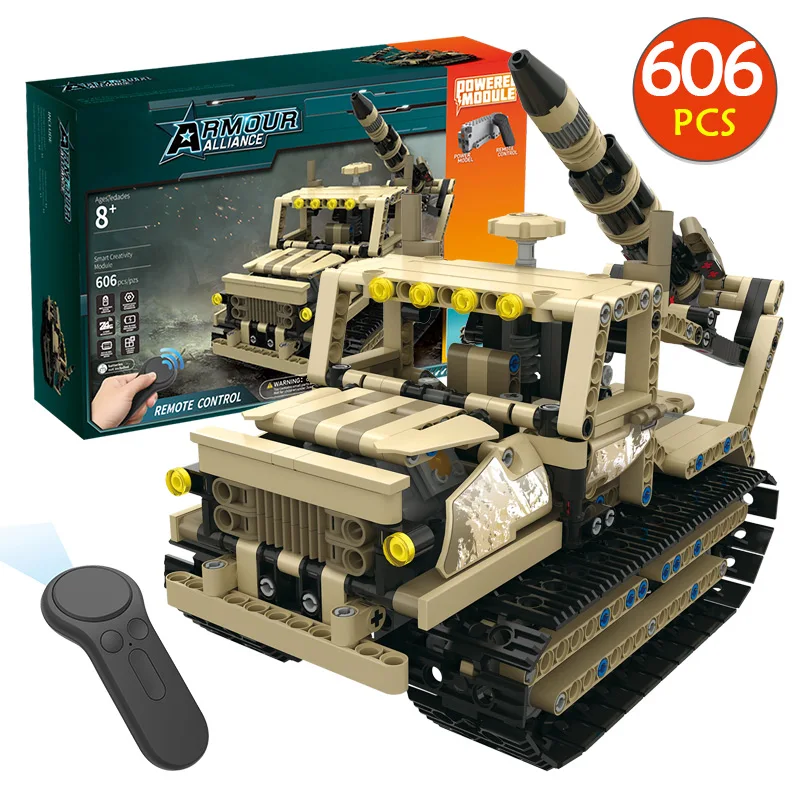 

RC series Technic Military Remote Control RC Armed Hummer Car Building Block Brick Toys LegoINGLYS Vehicles Toys For Boys Gift