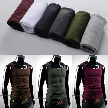 

New Men Slim Fit Sexy Stylish Tank Tops T Shirt Men tshirt tee