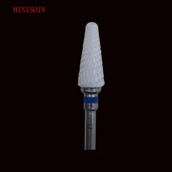 

5Pcs Conical Shape - White Zirconia Ceramic Dental Lab Burs - Cross Cut ISO 272 (M) 0502.060