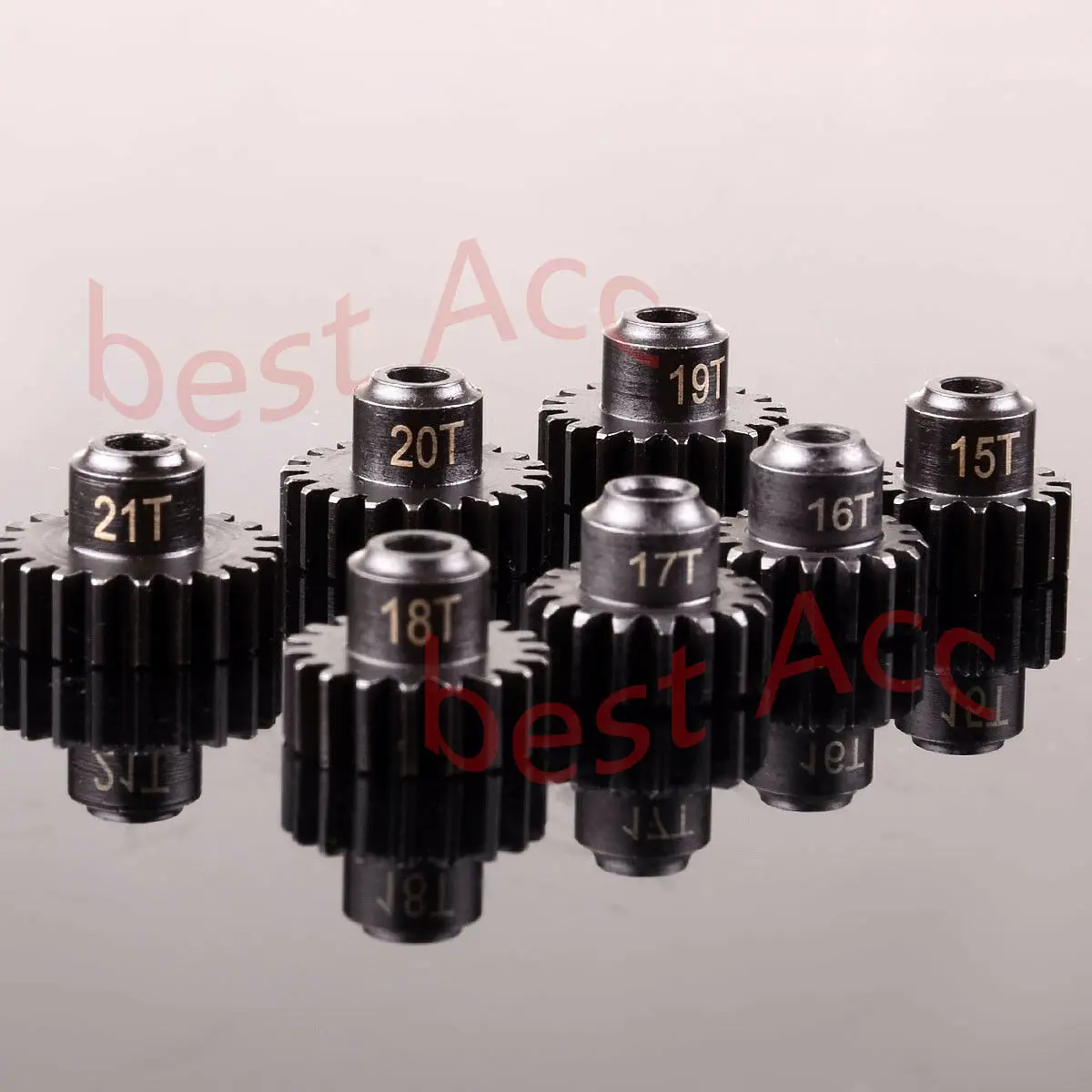 

Motor Pinion Gear 15T 16T 17T 18T 19T 20T 21T M1 5mm For Traxxas X-Maxx E-Revo