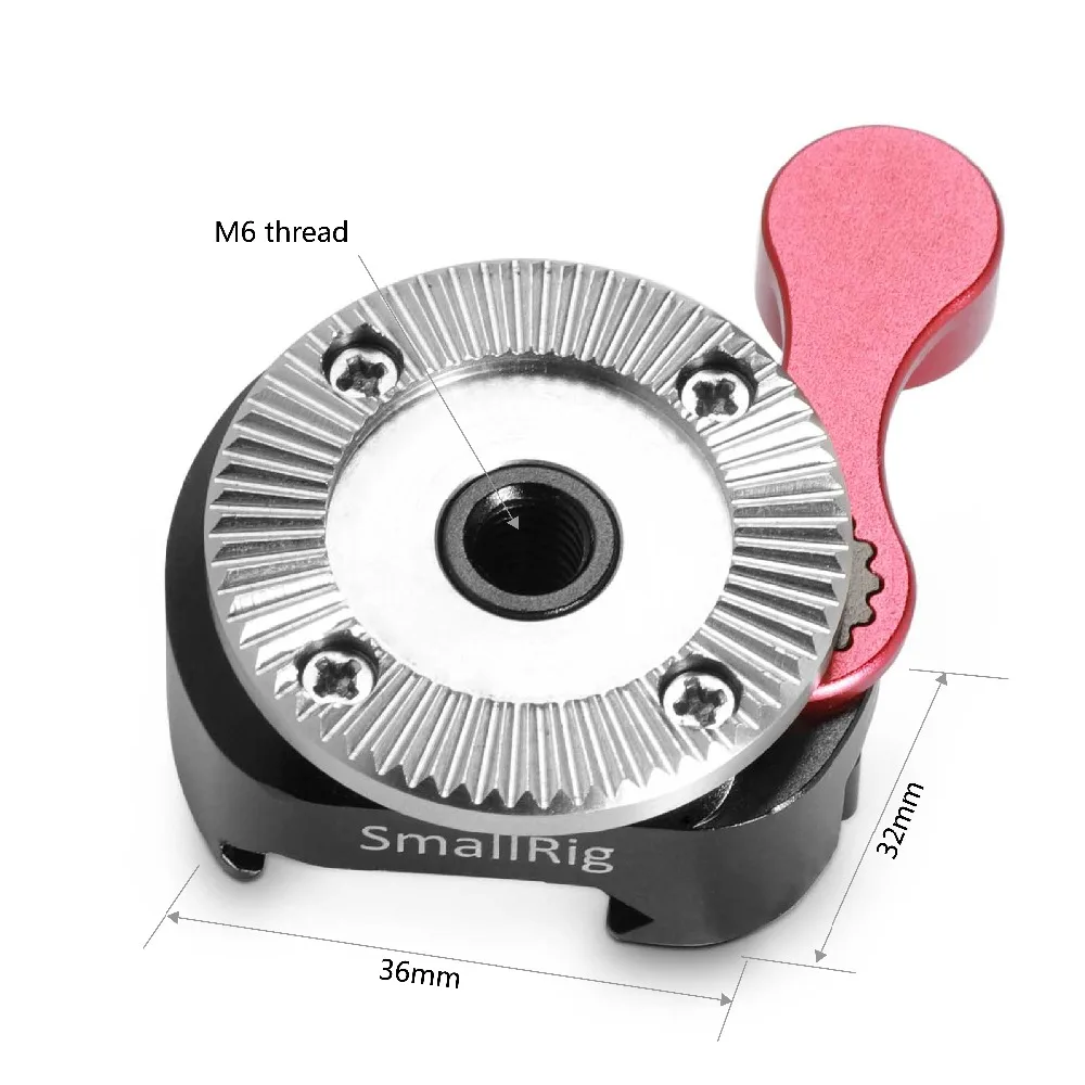 SmallRig быстросъемный зажим NATO зажим для крепления Arri Rosette быстроразъемное крепление с камерой Боковая ручка крепление для камеры 2046