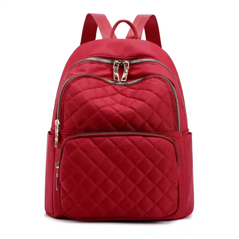 ladies quilted backpack