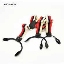 Подтяжки Женская мода трехцветный прошитый подтяжки мужские 3 см Дикий Леди декорированные брюки кнопка подтяжки