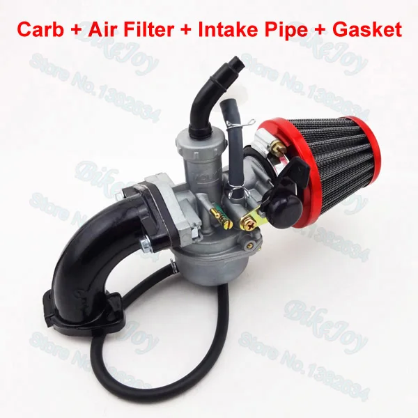 

PZ22 Carburetor 22mm Carb Intake Pipe 38mm Air Filter For 110cc 125cc ATV Quad Pit Pro Dirt Trail Bike