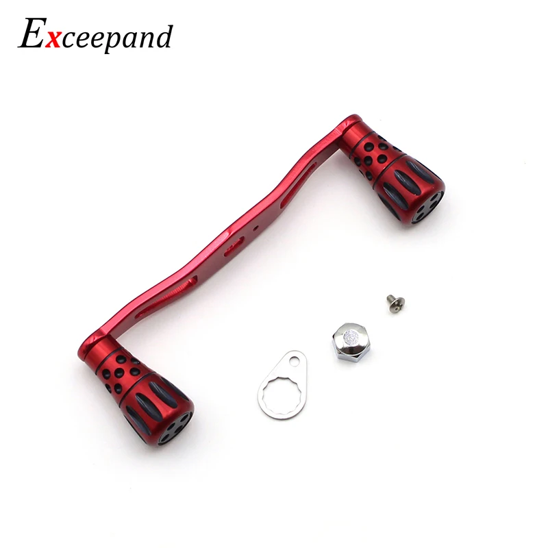 Exceepand Aluminum Knobs Red Fishing Reel Handle for Abu Garcia Daiwa Casting Reel Grips Exceepand Aluminum Knobs Red Fishing Reel Handle for Abu Garcia Daiwa Casting Reel Grips