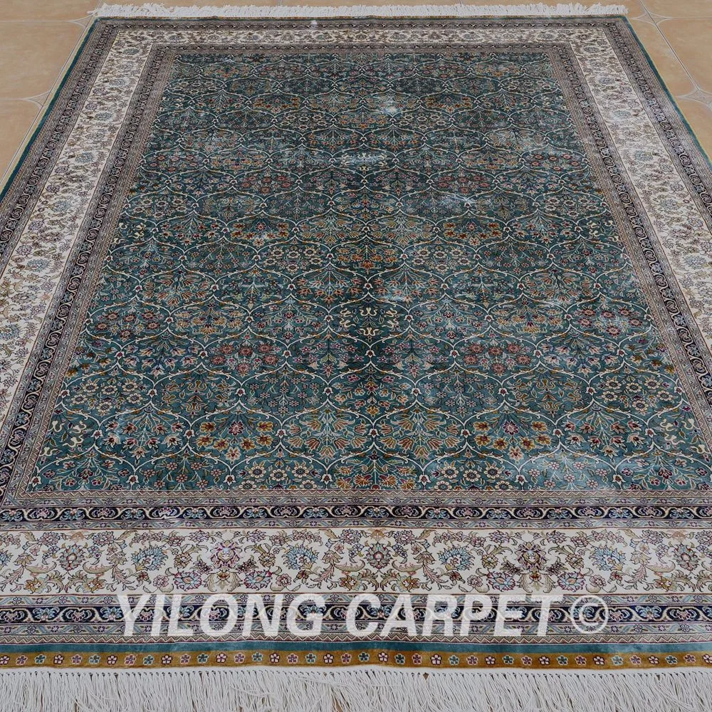 Yilong 5,5x" персидский ковер прямоугольник vantage синий персидские ковры ручной работы(0790