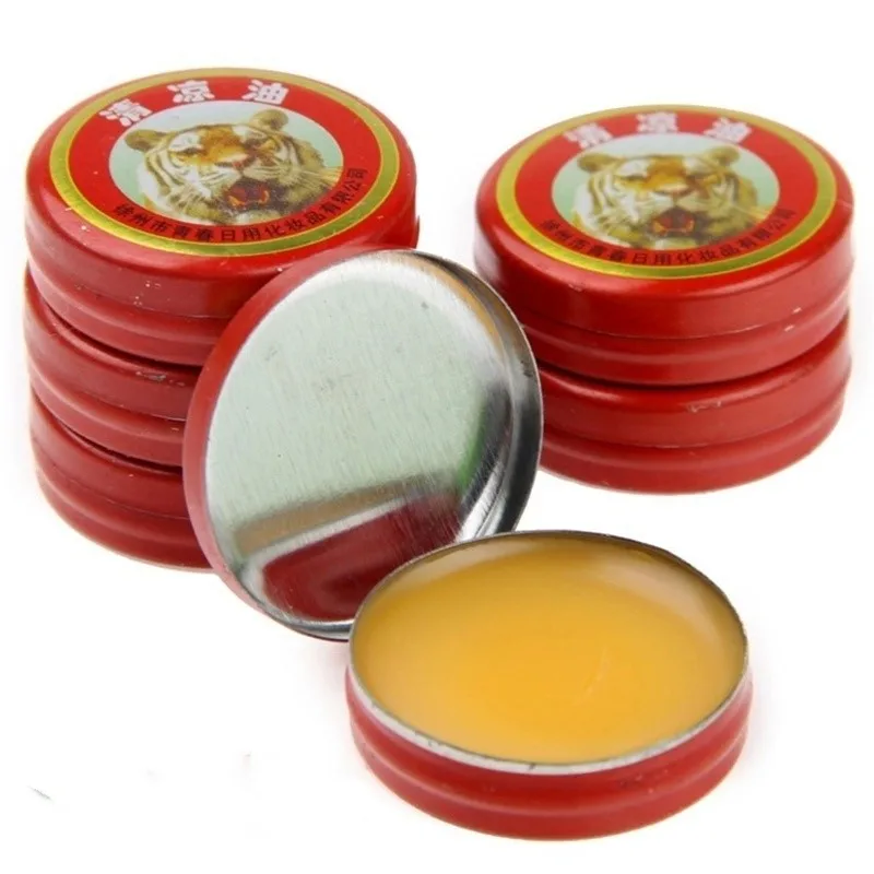 

5PCS Tiger Essential Balm Balsamo Tigre Balm Plaster Tiger Essential Oils Mosquito Elimination Headache Cold Dizziness Solid Air
