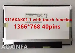 Новый оригинальный пятно B116XAK01.1 с функцией touch 1366*768 40 pin Интерфейс