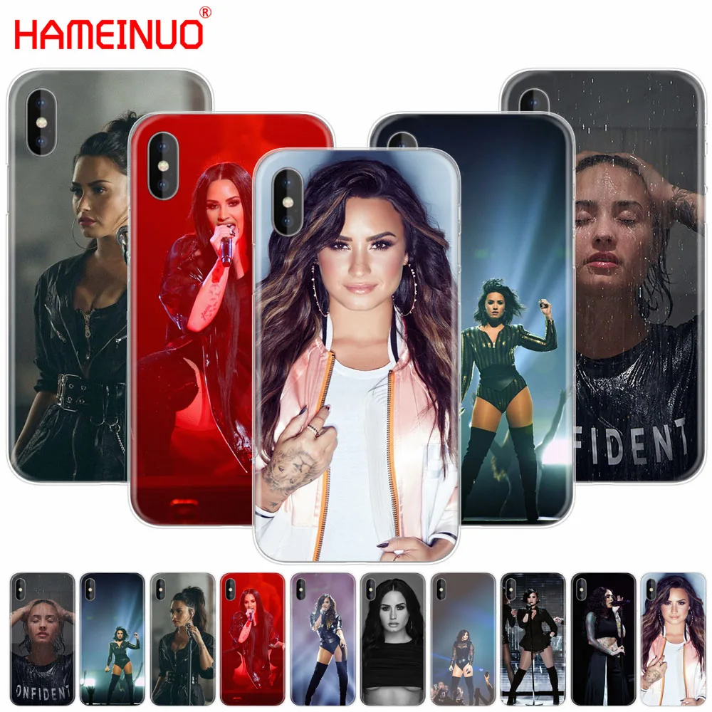 HAMEINUO Singer Деми Lovato Чехол для мобильного телефона iphone X 8 7 6 4 4s 5 5s SE 5c 6s plus|Бамперы| |