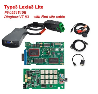 Lexia 3 PP2000 полный чип Diagbox V7.83 с прошивкой 921815C Lexia3 V48/V25 PSA-COM для Citroen для peugeot OBD2 диагностический инструмент - Цвет: lite version