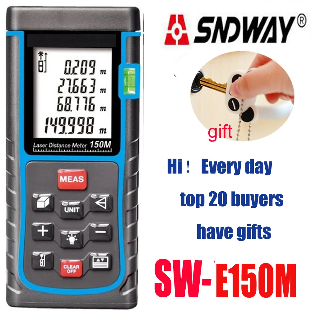 Laser distance meter Laser Rangefinder Range finder Roulette Digital Tape Measure 150M 120M 100M 80M 60M 40M Diastimeter