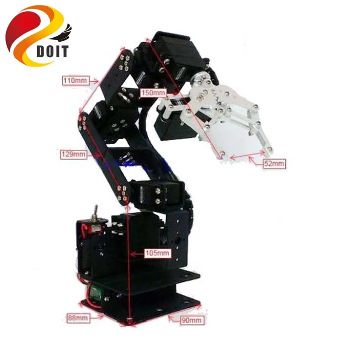 

6 Dof Swivel Rotating Machinery Mechanical Robot Structure Full Set Robotic Arm