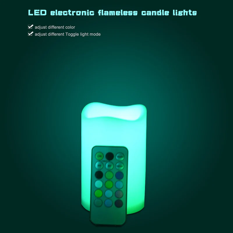 

TTLIFE Electronic Flash Smokeless Flameless Night/tea Lamp Remote Control led Candle Light With Remote Weding Party DIY Decor