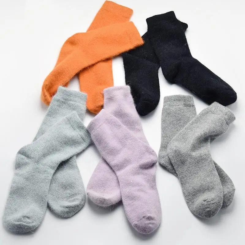 New High Quality Brand Thick Angola Rabbit&Merino Wool Socks Women Winter Socks Warm Socks For Women Female Socks Big Size