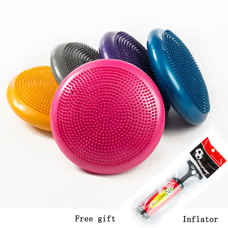 33cm Pvc Balance Yoga Disc Wobble Stability Balance Cushion Mat