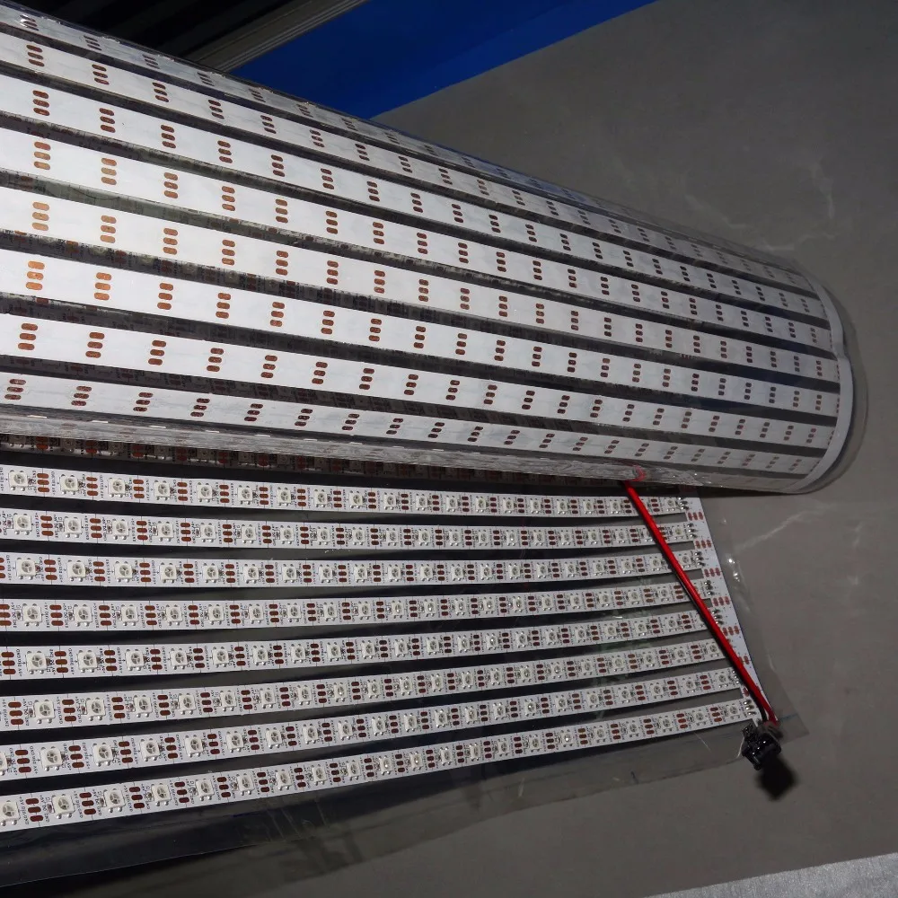 Полноцветная гибсветодиодный светодиодная Пиксельная панель WS2813 30*30 пикселей RGB