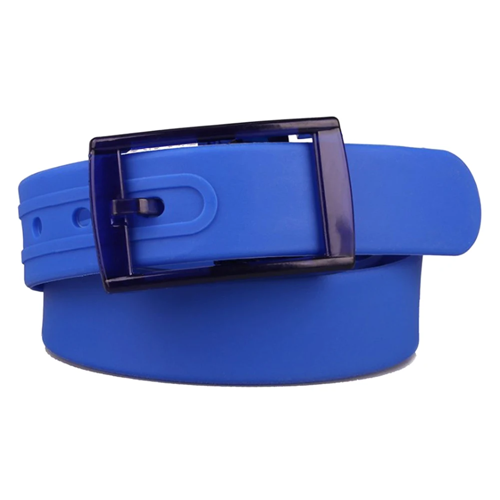 Cintura Gomma Siliconica Colorata Unisex - Fibbia Liscia (Arcobaleno Di Colori)