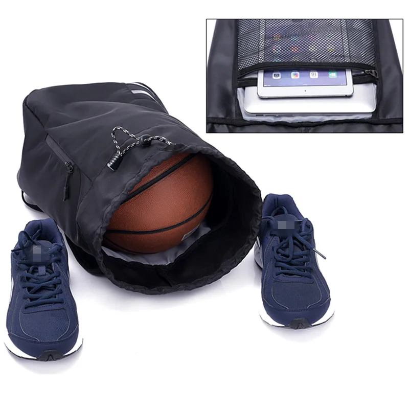 Большие баскетбольные сумки для фитнеса, спортивная сумка, уличный баскетбольный рюкзак для мужчин, тренировочная дорожная походная сумка, рюкзак