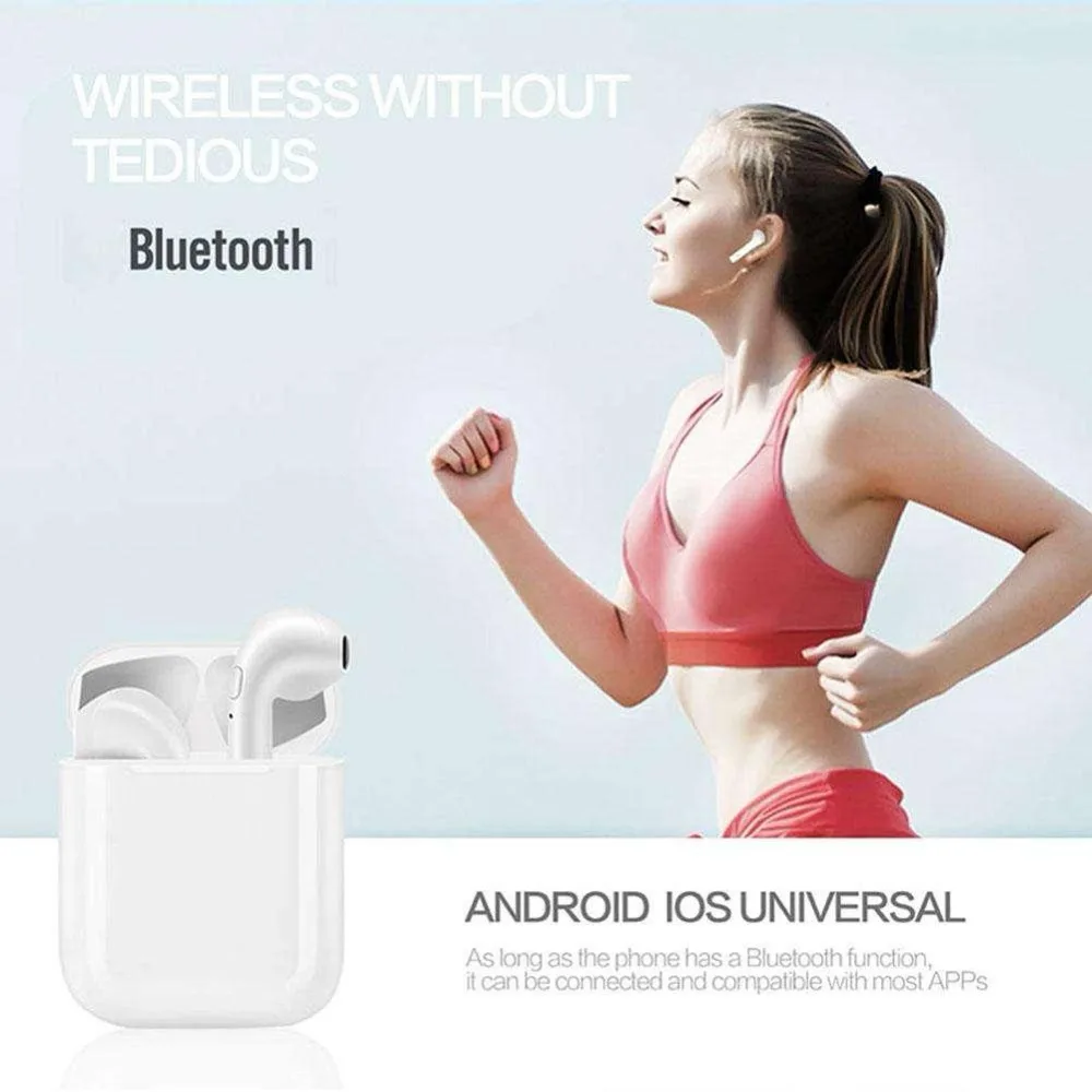 Беспроводные наушники I10 XS TWS портативная гарнитура Bluetooth 5 0 невидимые вкладыши