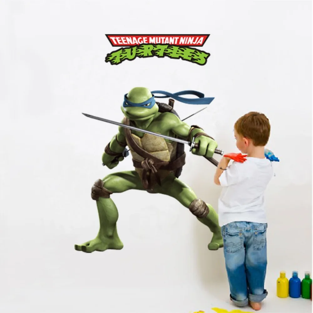 

TMNT Ninja Turtles Kids Wall Stickers Vinyl Decal Art Mural Nursery Baby Decor Free Shipping