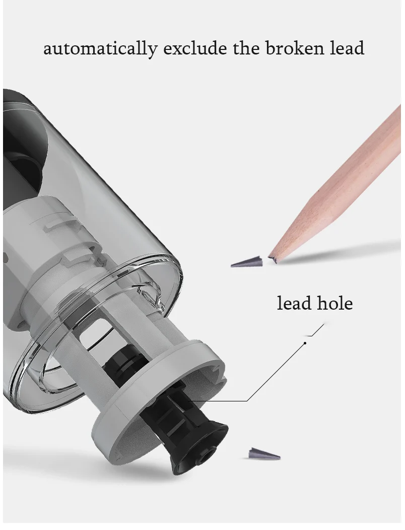 Электрическая точилка для карандашей точилка канцелярские принадлежности Студенческая зарядка автоматический перочинный ножик точилка безопасность для детей офисные школьные принадлежности
