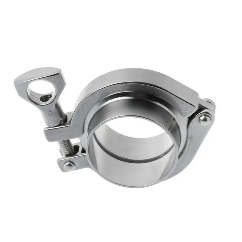 

304 Stainless Steel Sanitary Clamp Quick-connect Joint Sanitary Grade Chuck Quick-fit Joint Plumbing Pipe Ring Seal Set