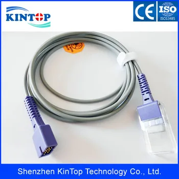 

Free shipping!!2pcs/lot Compatible New Nellcor DEC-8 DB9M>DB9F SpO2 Adapter Extension Cable Oximax cable 2.4M with CE approved