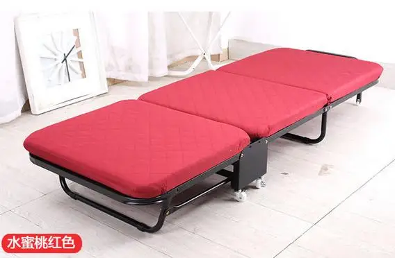 red W65cm Раскладная кровать, дополнительная кровать для отеля - Цвет: red W65cm