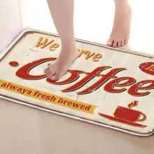 Кофе стиль Коврики для улицы, смешной Противоскользящий коврик для ванной, дверные коврики, дверные коврики под входную дверь