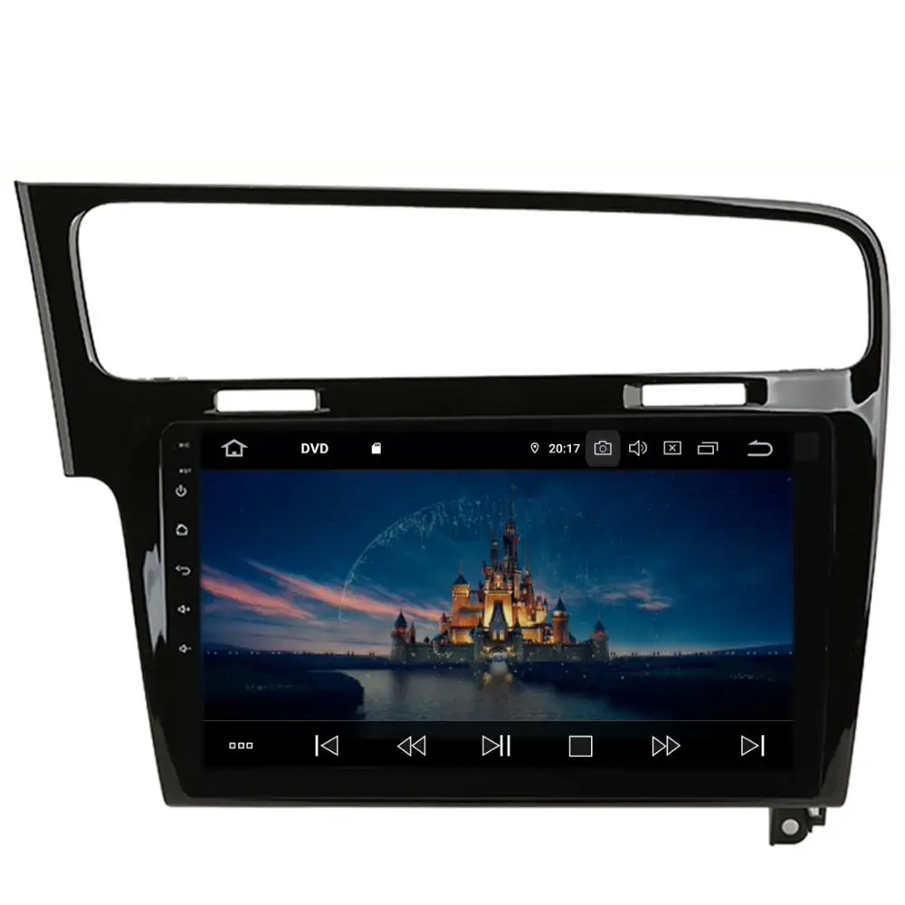 Top COIKA 10.1" Android 9.0 System PX6 CPU Car GPS Radio For Volkswagen GOLF 7 Multimedia Player WIFI 4+64G RAM DSP IPS Touch Screen 5
