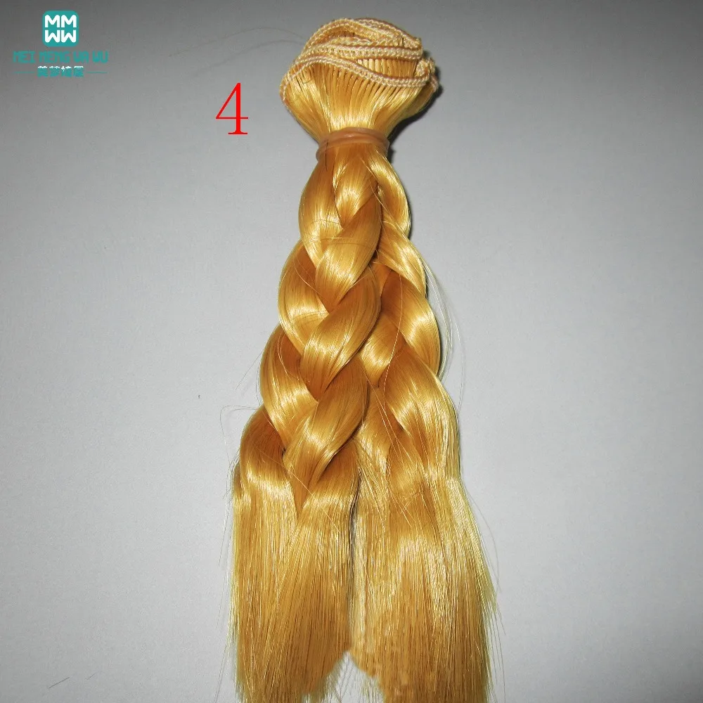 1 шт. 15 см и 25 см * 100 см кукла парики волосы для куклы BJD/SD светло-золотистый \ коричневый и других цветов