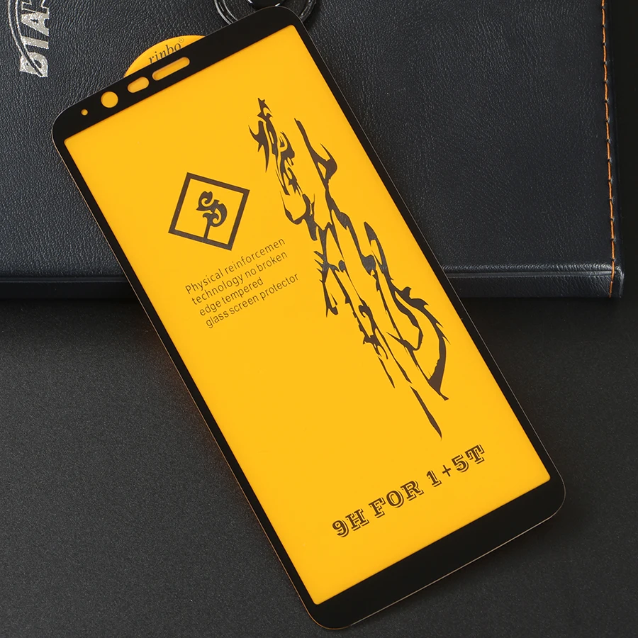 Jappinen НОВЫЙ 6D Полный Клей закаленное стекло для Oneplus 5 T полное покрытие протектор