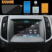 KAHANE Car Styling Center Console LCD Screen Sticker GPS Navigation Screen Tempered Steel Protective Film FOR VW Tiguan MK2