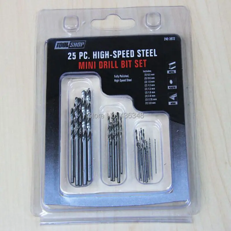 High Speed Steel Mini Drill Bit Set 1
