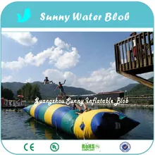 Быстрая 0,9 мм ПВХ брезент, 9x2 м, надувная водная капля, надувной прыжок Blob