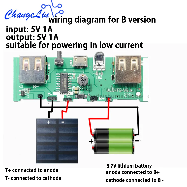 Мобильный Мощность банка модуль PCB програмная панель микро Lifepo4 18650 USB 5V 1A 2.1A фотоэлектрическая панель на солнечной батарее DIY гаджет аксессуары