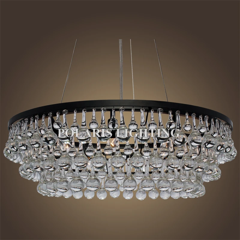 Free Shipping Modern Vintage Crystal Chandelier Lighting Tear Drops