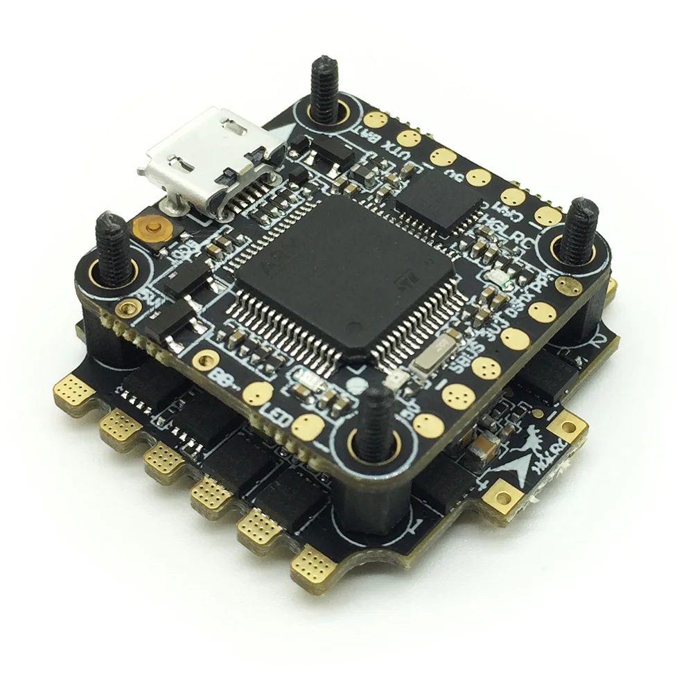 

GoolSky F428 2-4S 20*20MM OMF4-OSD Micro F4 Flight Controller with 4in1 28A Blheli_S ESC FPV Racing Drone Quadcopter Part