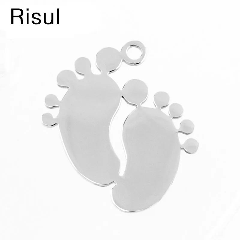 50pcs-smooth-mirror-polished-baby-foot-toe-mini-Necklace-Pendant-stainless-steel-Metal-DIY-Necklace-for