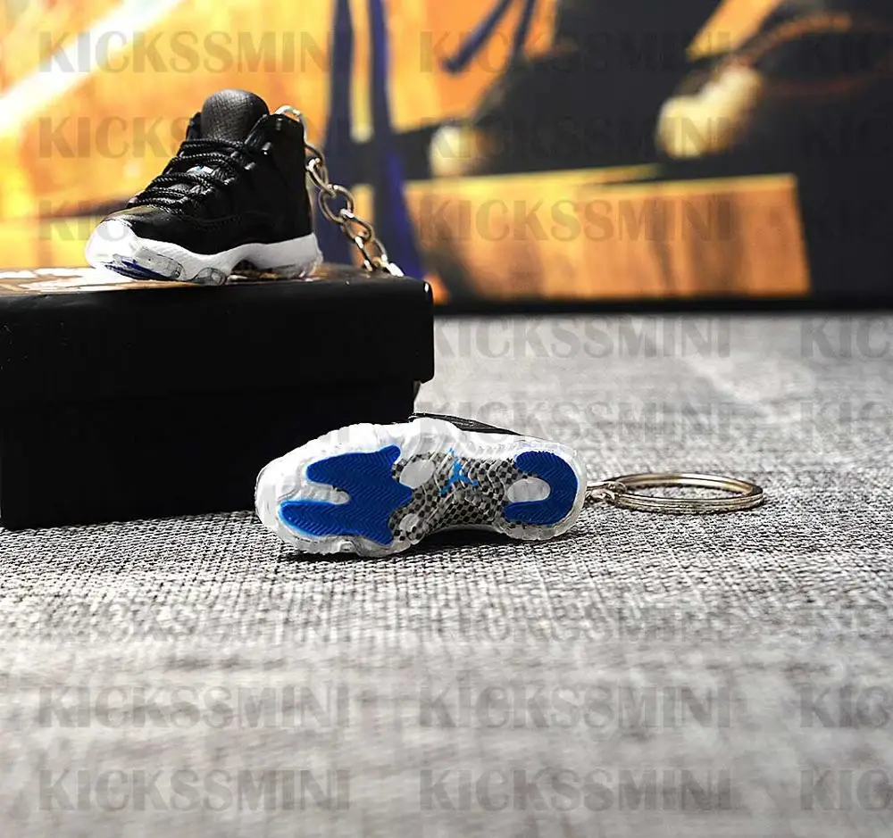 Дропшиппинг AJ 1" space jam" кроссовки брелки 1/6 масштаб 3D мини-кроссовки JORDAN Брелок Кукла аксессуар
