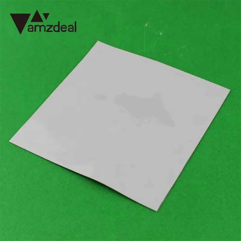 Amzdeal 1 قطعة 100x100x0.5 ملليمتر/1 ملليمتر/2 ملليمتر الحراري الوسادة دائم سيليكون عالية gpu غرفة تبريد موصل لونين اختياري