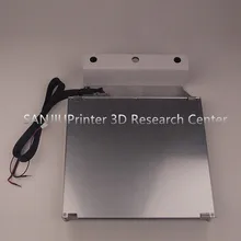 Ultimaker 2+ UM2 Extended 3D Printer Platform Kit Heated Bed Table Glass Aluminum Print Table Base Platform Free Shipping!