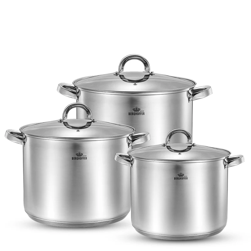 1PC Casserole Cooking Pot Stainless Steel #304 Deep Soup
