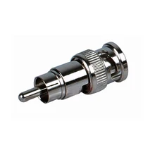 100 шт./лот CCTV аксессуары BNC штекер RCA штекер аудио разъем коаксиальный кабель видео адаптер для системы видеонаблюдения BNC-112